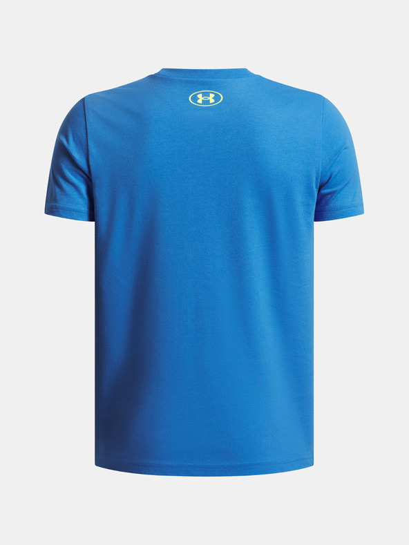 Under Armour Fiú póló Under Armour UA OVERLAY WM SS-BLU