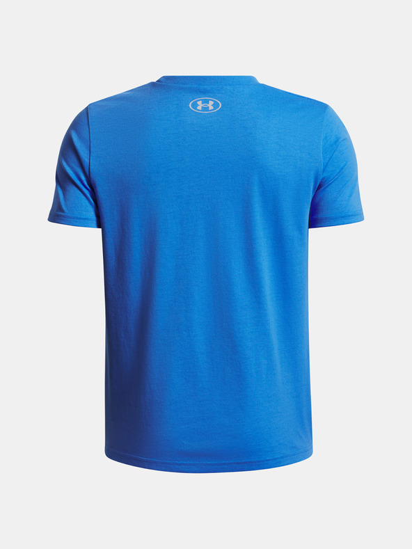 Under Armour Fiú póló Under Armour UA B LOGO WORDMARK SS-BLU