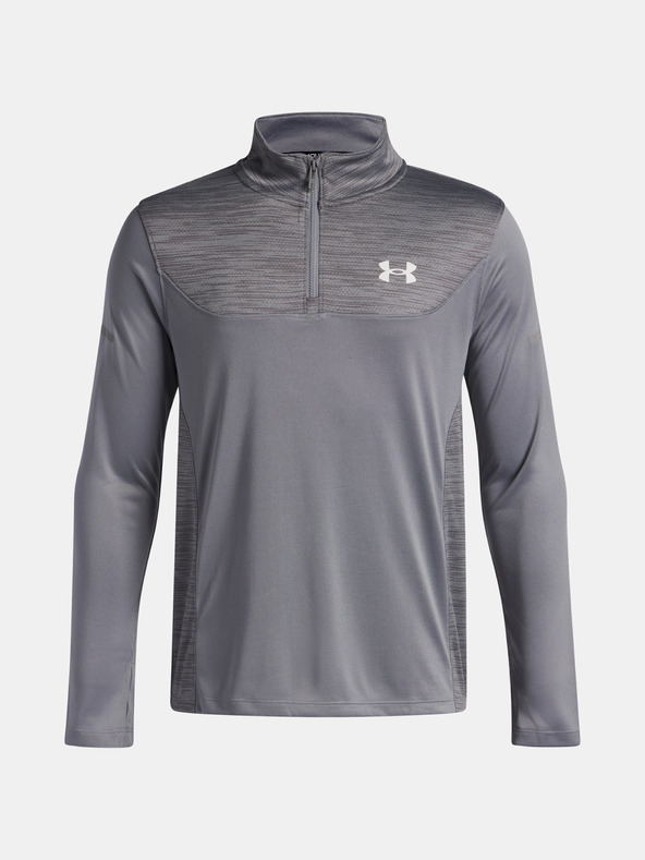 Under Armour Fiú póló Under Armour UA Tech Utility 1/4 Zip-GRY