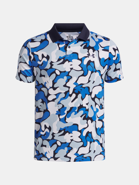 Under Armour Fiú póló Under Armour UA Matchplay Printed Polo-BLU