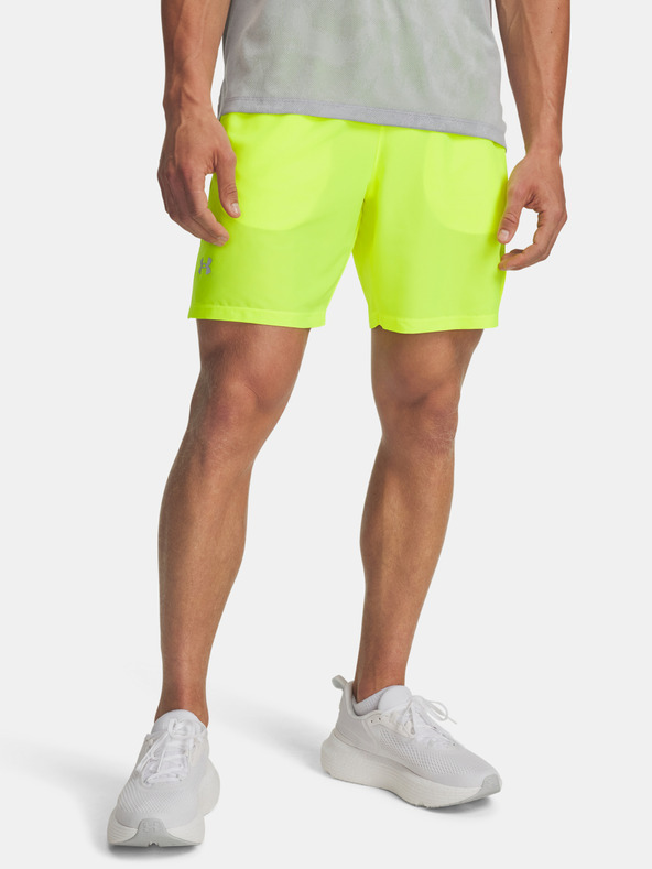 Under Armour Férfi rövidnadrágok Under Armour UA LAUNCH 7'' SHORTS-YLW