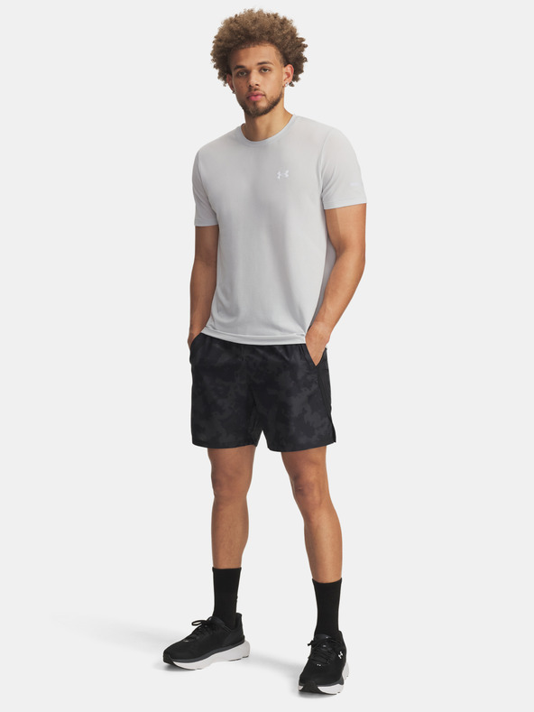 Under Armour Férfi rövidnadrágok Under Armour UA LAUNCH 7'' PRINT SHORTS-GRY