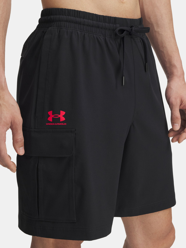 Under Armour Férfi rövidnadrágok Under Armour UA Vibe Woven Cargo Short-BLK