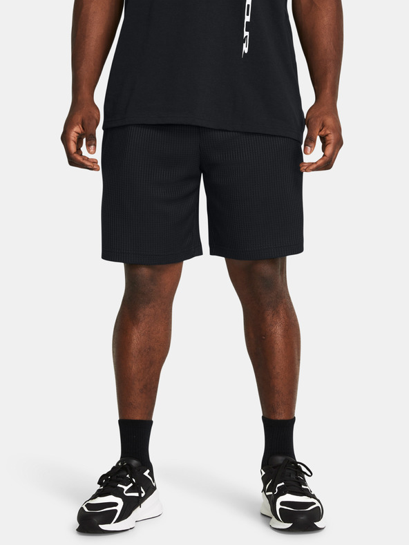 Under Armour Férfi rövidnadrágok Under Armour UA Rival Waffle Short-BLK