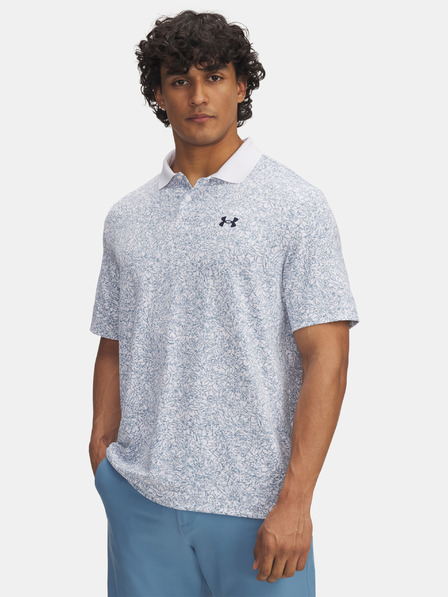 Under Armour Férfi póló Under Armour UA Matchplay Nyomtatott Póló-WHT
