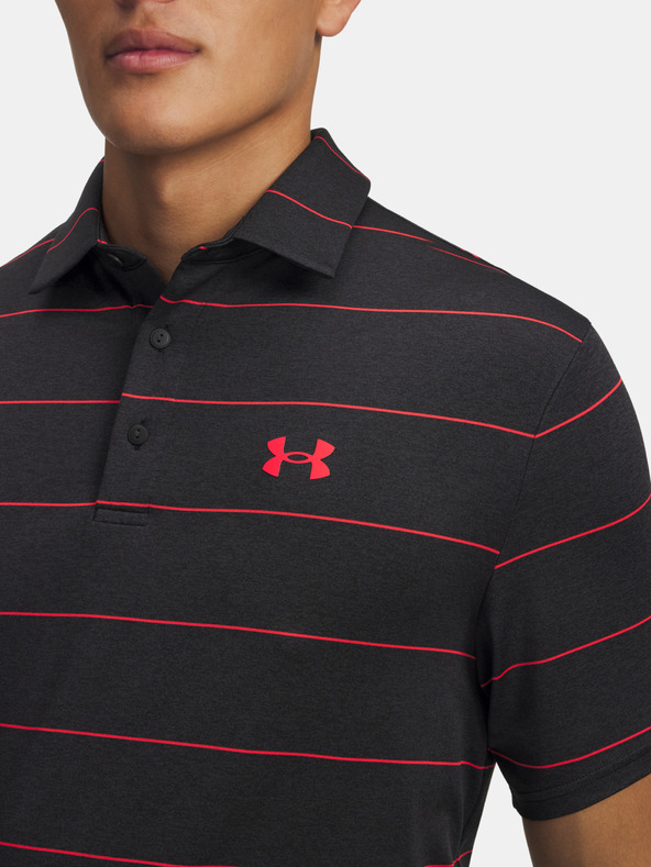 Under Armour Férfi póló Under Armour UA Playoff 3.0 Stripe Polo-BLK