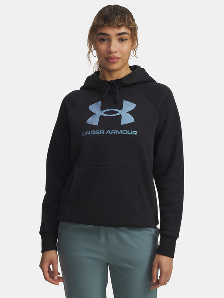 Under Armour Női pulóver Under Armour UA Rival Flc Shimmer Hdy-BLK