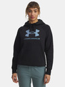 Under Armour Női felső Under Armour UA Rival Flc Shimmer Hdy-BLK