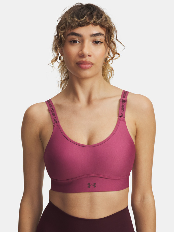 Under Armour Női melltartó Under Armour UA Infinity Mid 2.0 Bra-RED