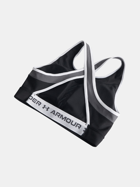 Under Armour Női sportmelltartó Under Armour UA Crossback Mid Open Back-BLK