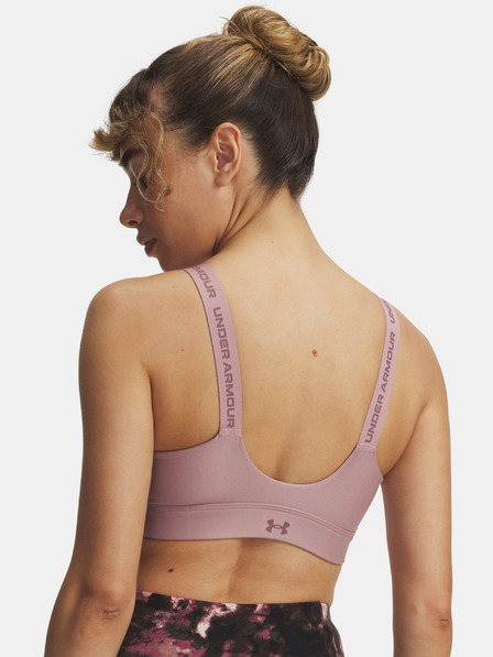 Under Armour Női sportmelltartó Under Armour UA Infinity High Zip 2.0 Bra-PNK
