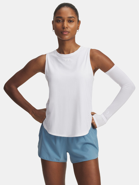 Under Armour Női trikó Under Armour UA Launch Elite Tank-WHT