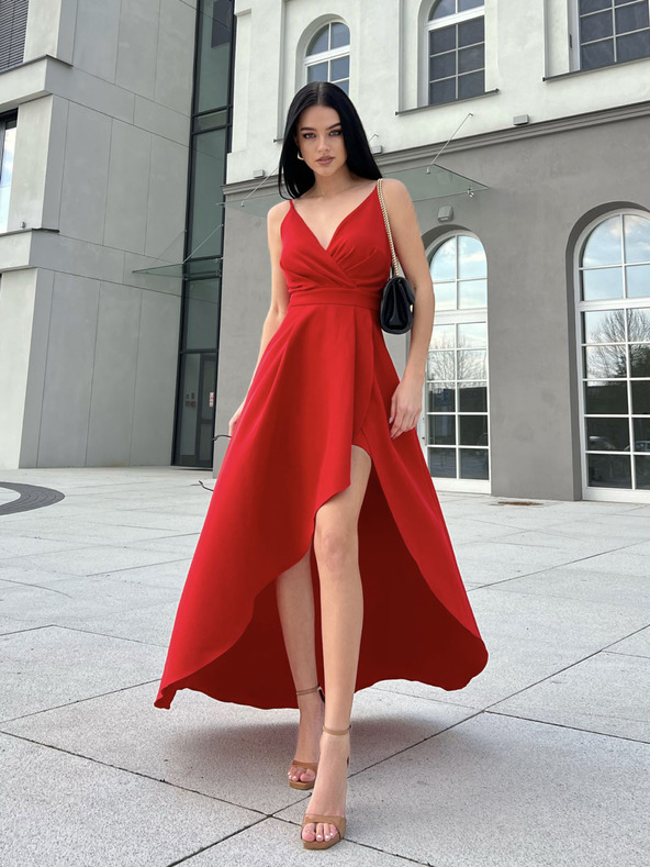 Edoti LOVE maxi ruha - piros