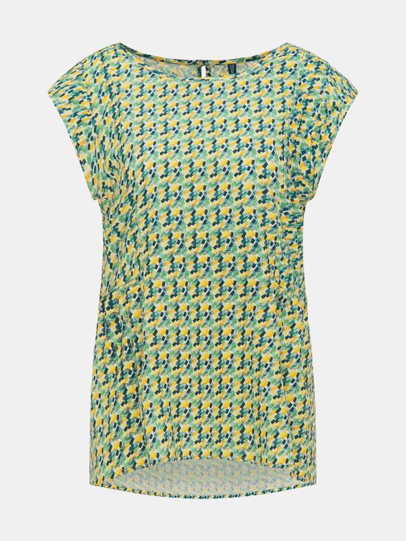 Tranquillo Zöld mintás blúz Tranquillo