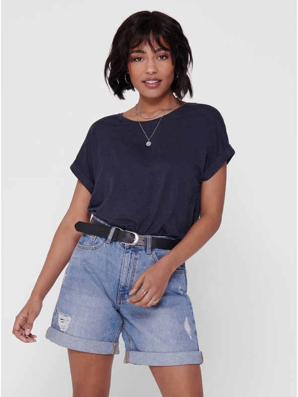 ONLY Kék, laza ONLY Moster póló