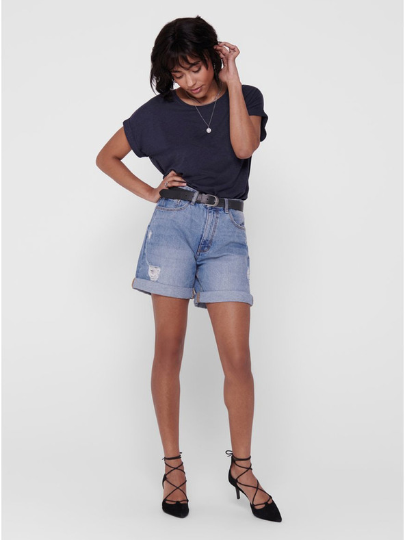 ONLY Kék, laza ONLY Moster póló