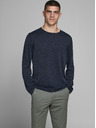 Jack & Jones Sötétkék Jack & Jones Leo pulóver