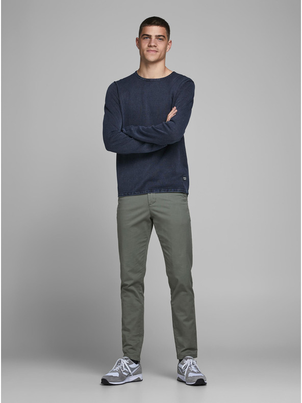 Jack & Jones Sötétkék Jack & Jones Leo pulóver