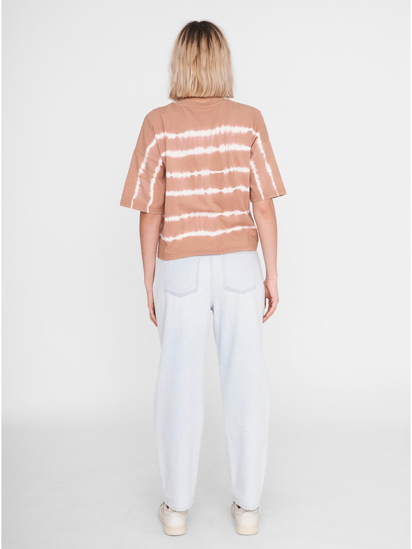 Noisy May Világosbarna mintás laza póló Noisy May Buster Noisy May Buster