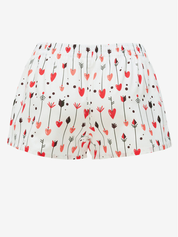 Slippsy Fehér női csúszós Amor Girl rövidnadrág