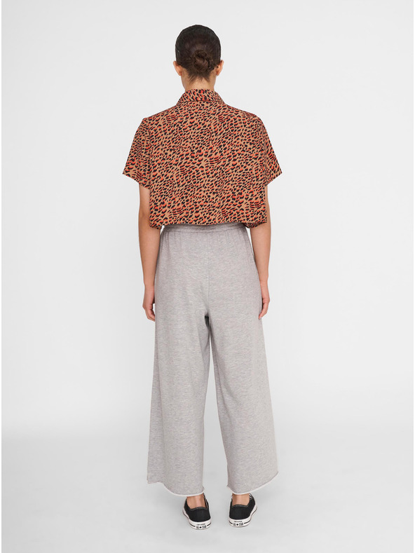 Noisy May Barna, mintás rövid póló Noisy May Nika