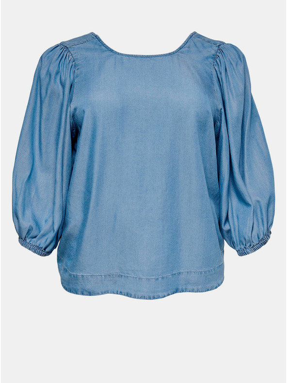 ONLY CARMAKOMA Kék farmerblúz ONLY CARMAKOMA