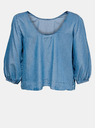 ONLY CARMAKOMA Kék farmerblúz ONLY CARMAKOMA