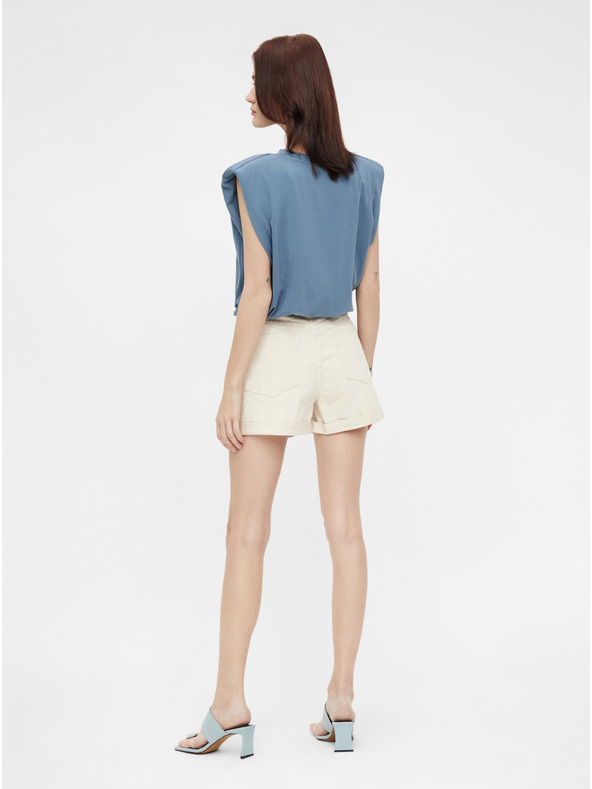 .OBJECT Krémszínű farmer rövidnadrág .OBJECT Penny