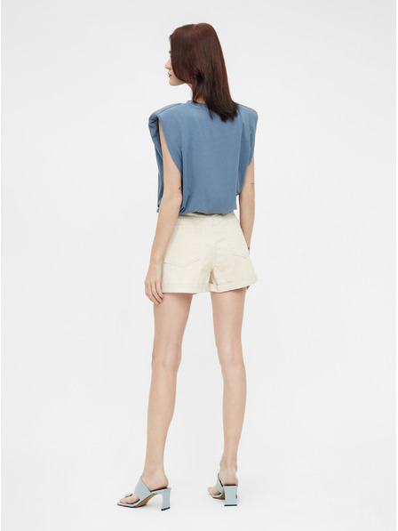 .OBJECT Krémszínű farmer rövidnadrág .OBJECT Penny