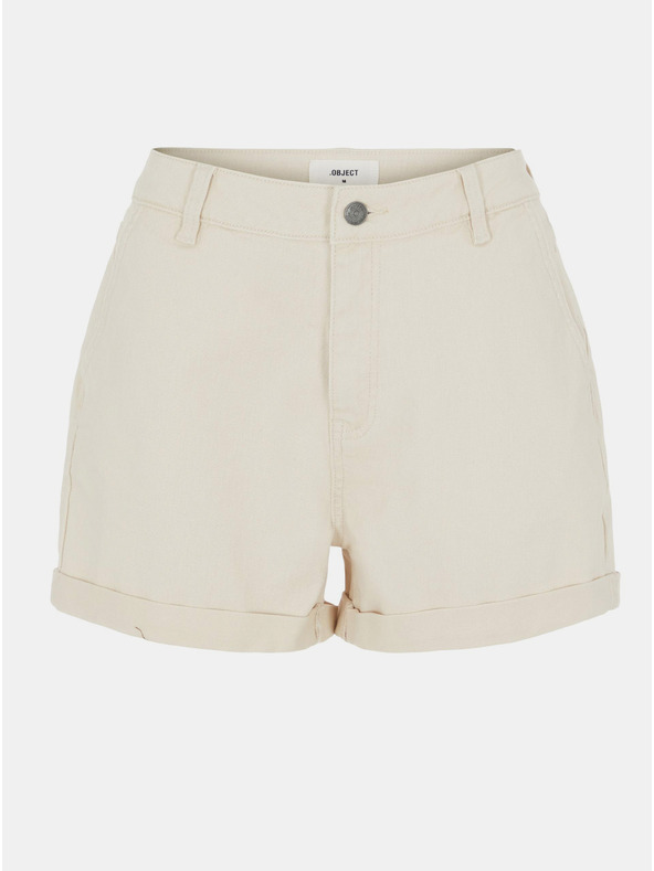 .OBJECT Krémszínű farmer rövidnadrág .OBJECT Penny