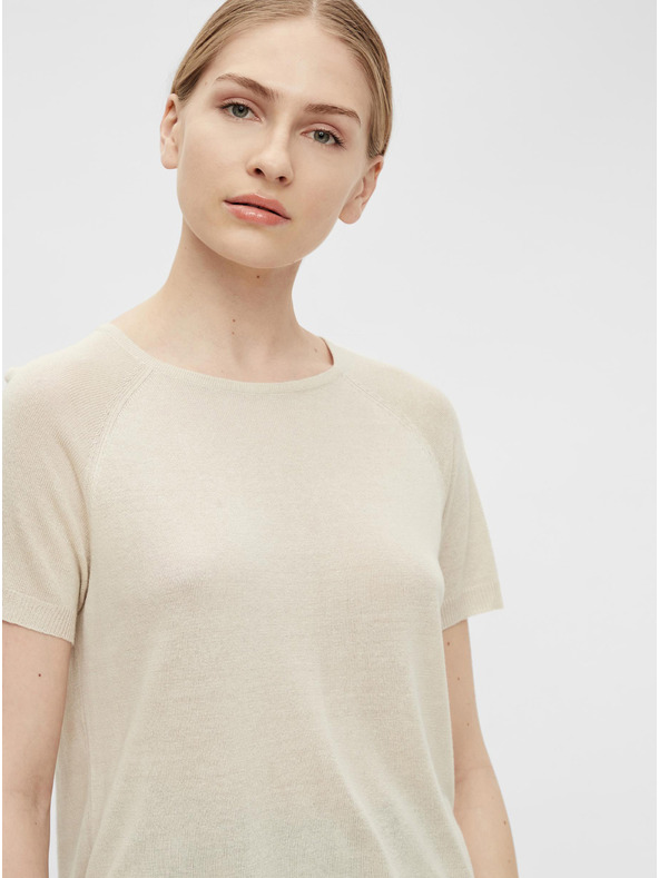 .OBJECT Bézs színű ing lenvászon keverékkel .OBJECT Jangie