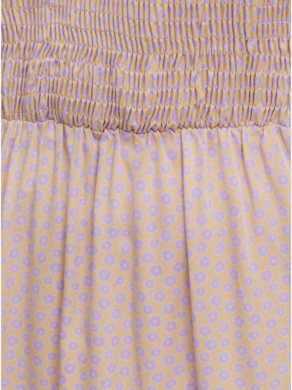 Pieces Világos rózsaszín virágos ruha Pieces Laoise