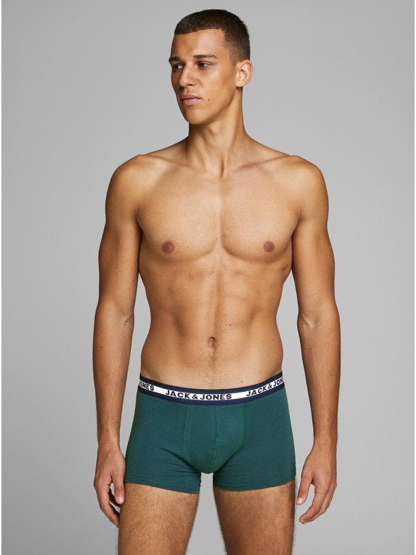 Jack & Jones Öt darabos boxeralsó szett zöld és szürke színben Jack & Jones Oliver
