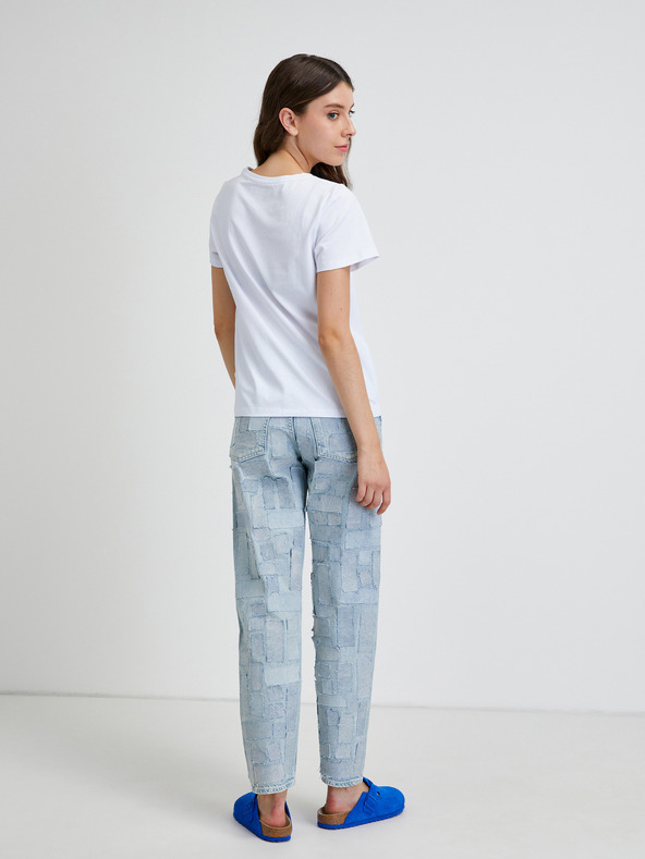 Noisy May Fehér, nyomtatott póló Noisy May Nate