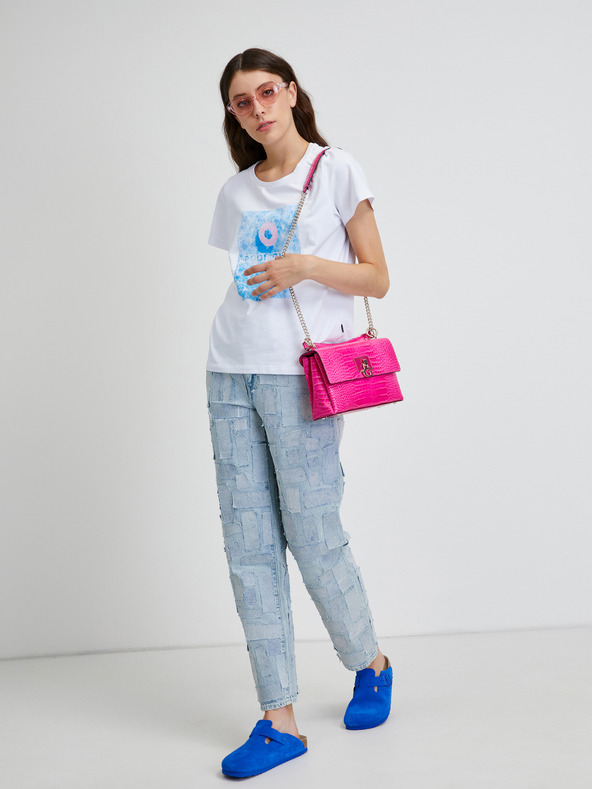 Noisy May Fehér, nyomtatott póló Noisy May Nate