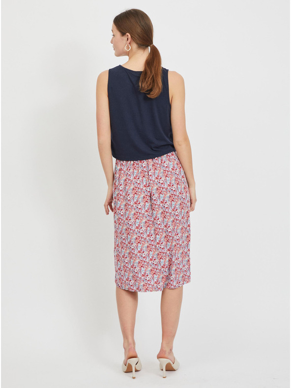 Vila Sötétkék rövid top nyakkendővel VILA Anika