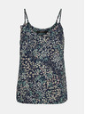Vero Moda Sötétkék virágos felső VERO MODA Hannah