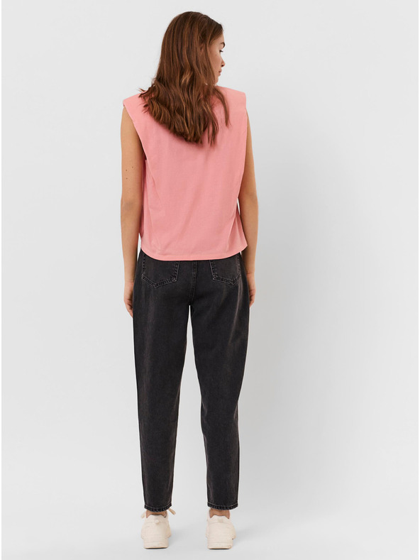 Vero Moda Rózsaszín póló VERO MODA Hollie-val
