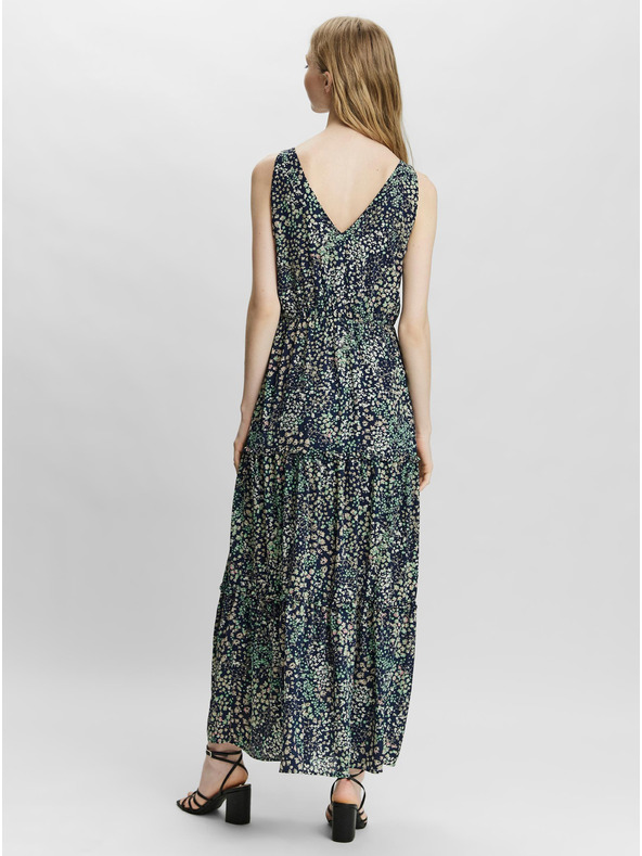 Vero Moda Sötétkék virágos maxiruha VERO MODA Hannah