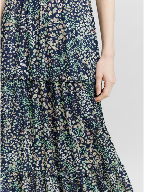 Vero Moda Sötétkék virágos maxiruha VERO MODA Hannah
