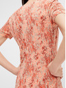 Pieces Narancssárga virágos ruha Pieces Emanuelle