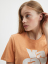 Pieces Narancssárga nyomtatott ing Pieces Tamaris