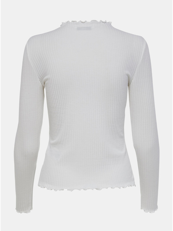 ONLY Krémszínű Basic póló ONLY Emma