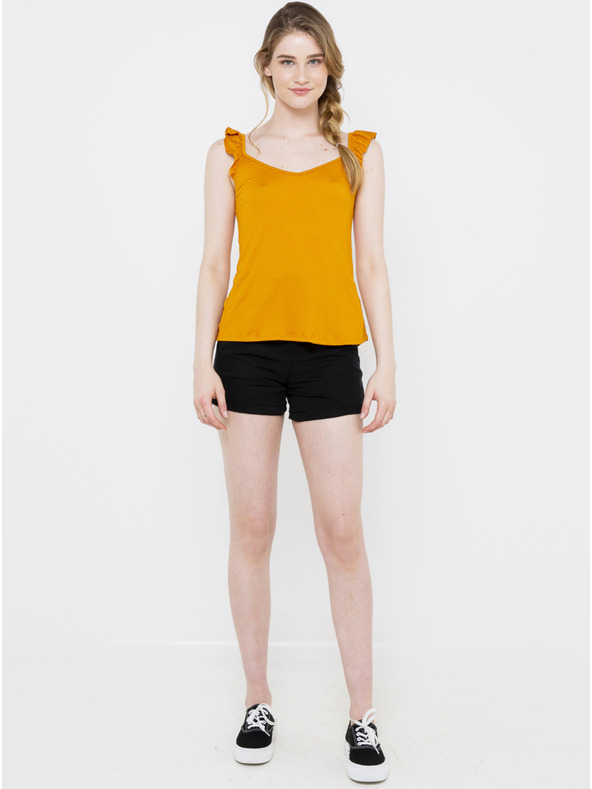 CAMAIEU Mustárszínű felső CAMAIEU