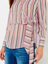 CAMAIEU Rózsaszín csíkos blúz CAMAIEU