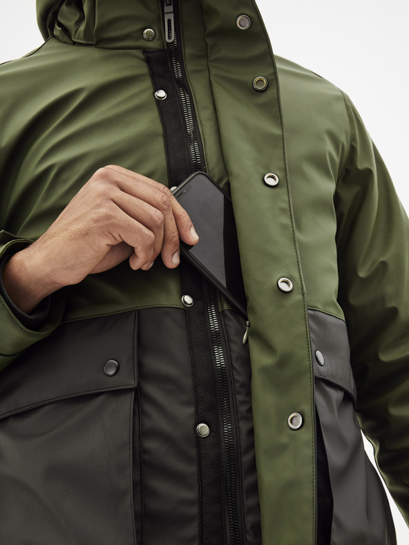 Celio Sötétzöld kabát Celio Supheatgum