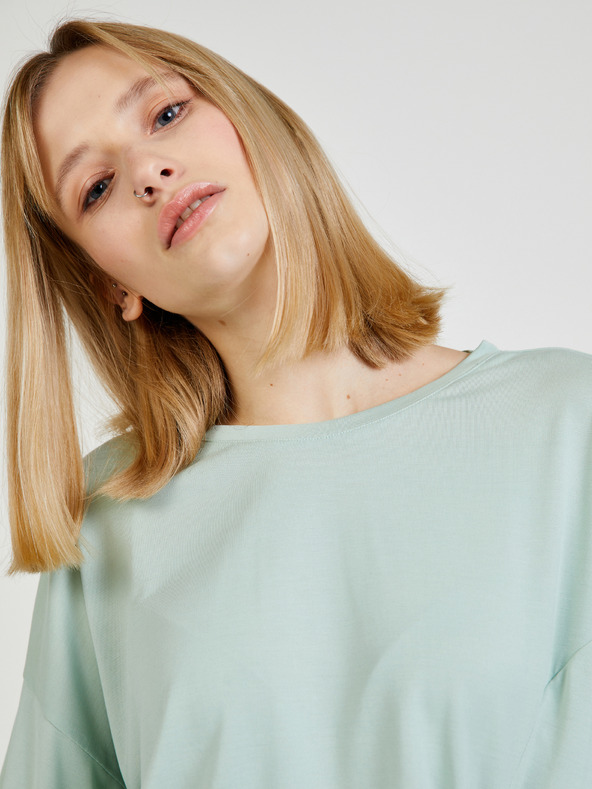 ONLY Világoszöld csomózott ing ONLY Free