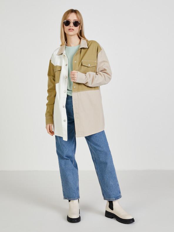 ONLY Világoszöld csomózott ing ONLY Free