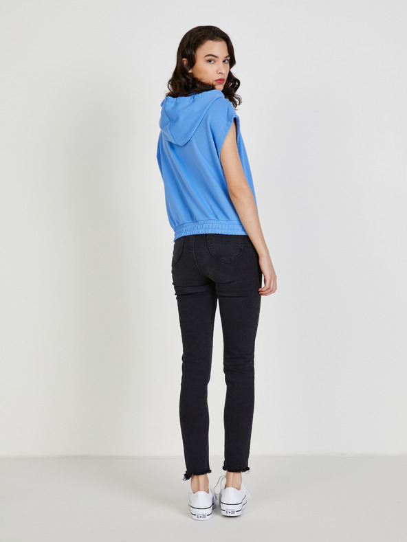 ONLY Kék Női kapucnis melegítő mellény ONLY Siva Siva