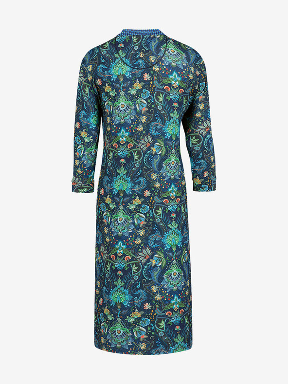 PiP studio Sötétkék női mintás hálóing ¾ ujjú PiP stúdió Kyoto Festival Blue